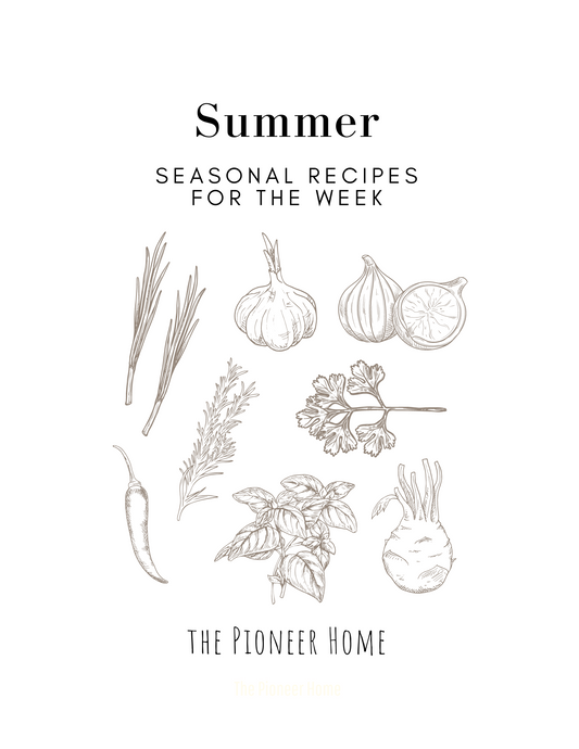 Summer: A week of seasonal recipes